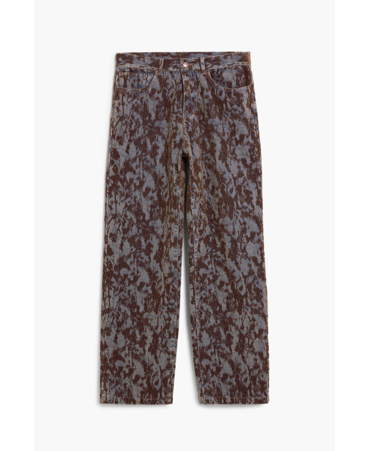 Desigual Men's Straight textured pants