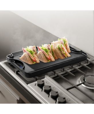 Cast Iron 14" x 8.5" Reversible Grill/Griddle Pan