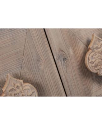 Carved Flower Door Handle for Cabinet, Living Room, Kitchen