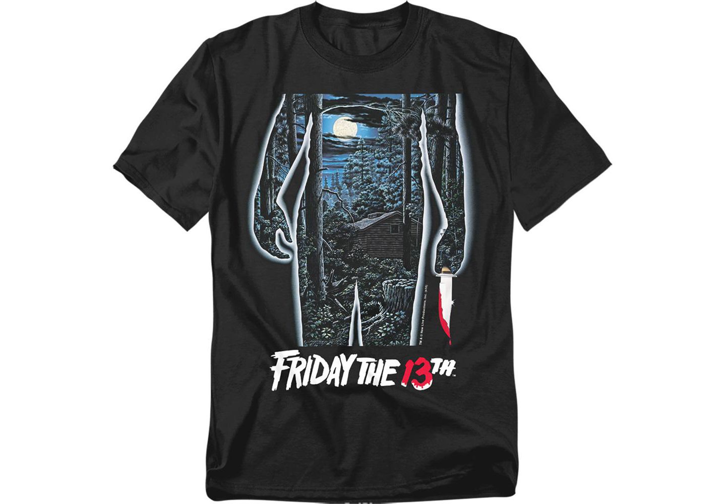 Мужская футболка Friday The 13th Poster, цвет: Чёрный — фото 1