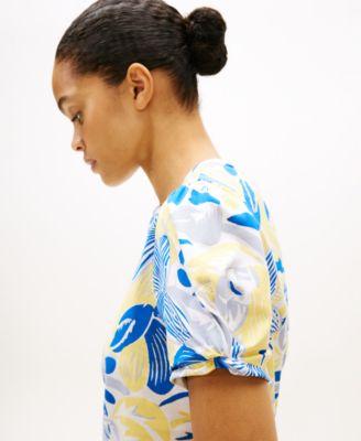 Women's Printed Crewneck Top