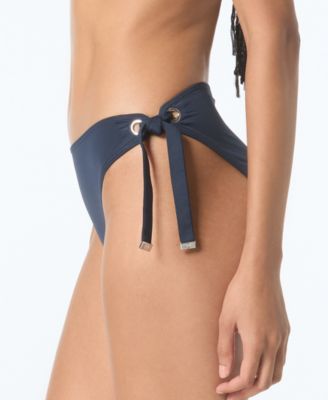 Michael Kors Women's Grommet Mid Rise Swim Bottoms