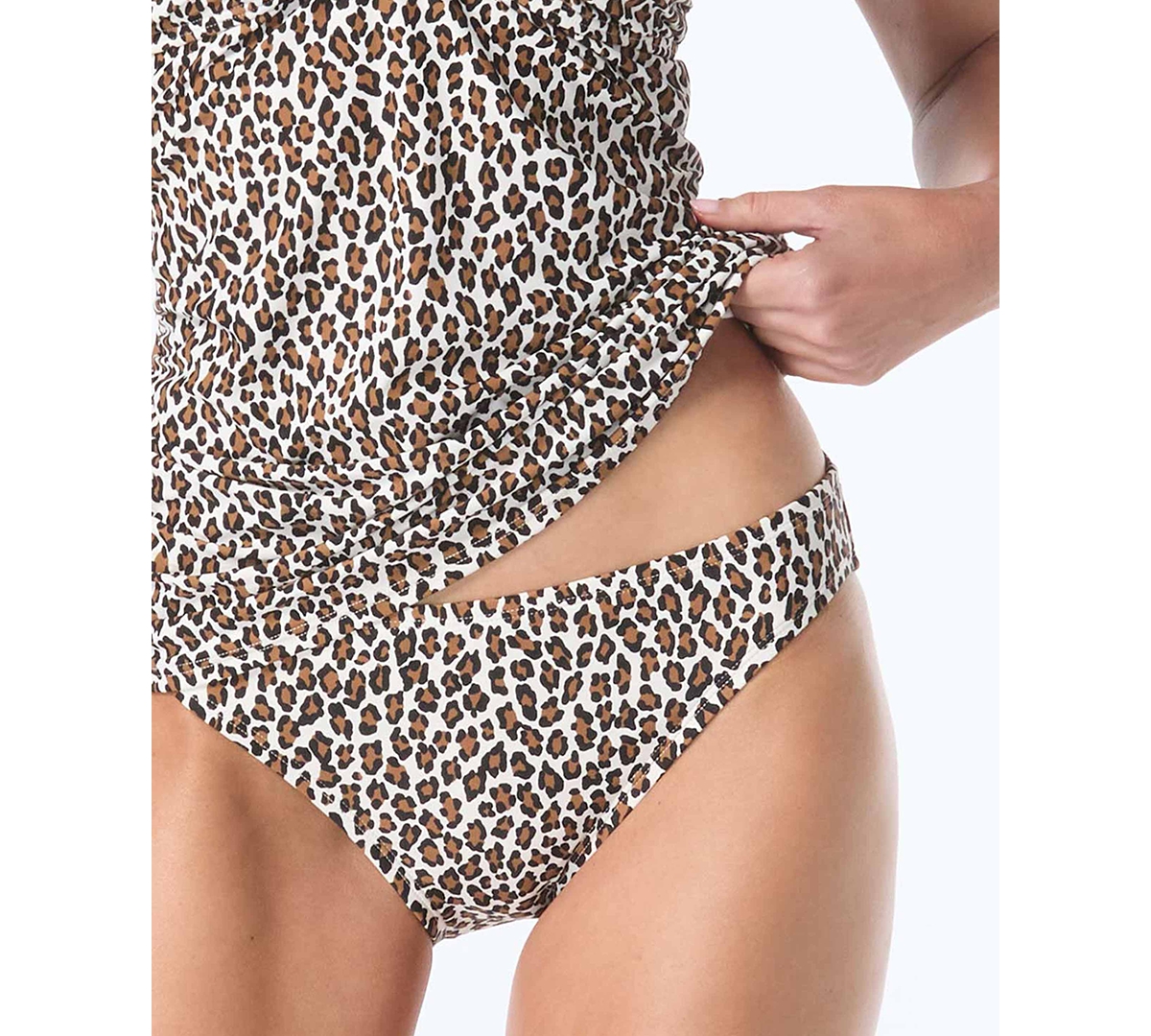 Michael Kors Women's Bandeau Neck Tankini Top