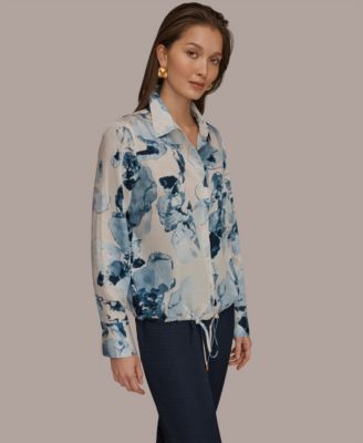 Women's Printed Long-Sleeve Top