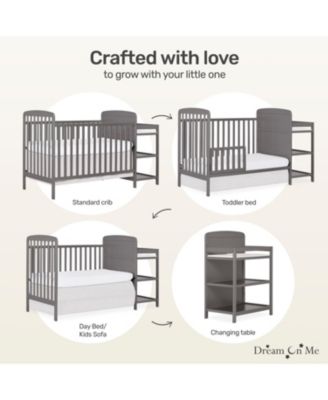 Anna 4 in 1 Crib and Changing Table Combo