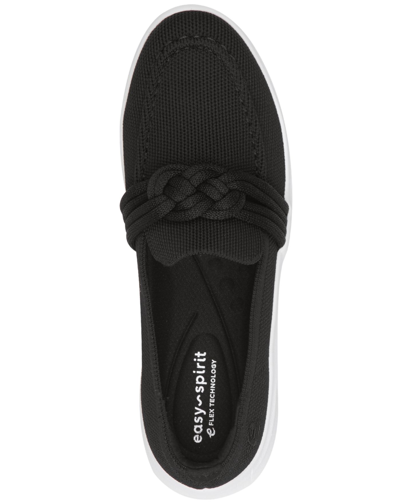 Женские туфли Easy Spirit Rayna eFlex Slip-On, цвет: Чёрный — фото 4