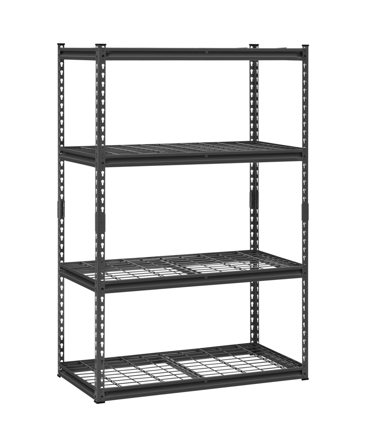 Mecale 4-Tier Storage Shelves, 2400-Lb Capacity, Adjustable Heavy-Duty Utility Rack