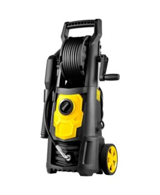 Electric Pressure Washer, 2000 PSI, 1.65 GPM Max, 30 ft Hose with Reel, 5 Nozzles, Foam Cannon, ETL Listed