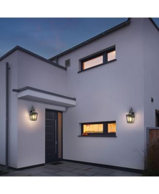 Large Outdoor Wall Lights for House, 16.5inch Exterior Lighting Fixtures Wall Mount Outdoor Porch Lights Waterproof Black Outdoor