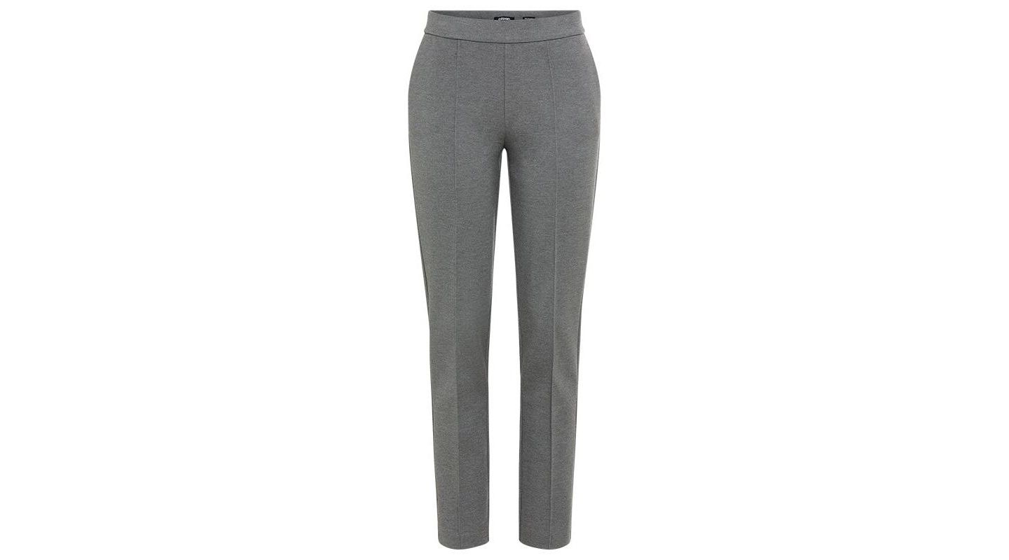 Женские брюки Olsen Pia Fit Stretch, цвет: Серый каменный меланжевый — фото 4