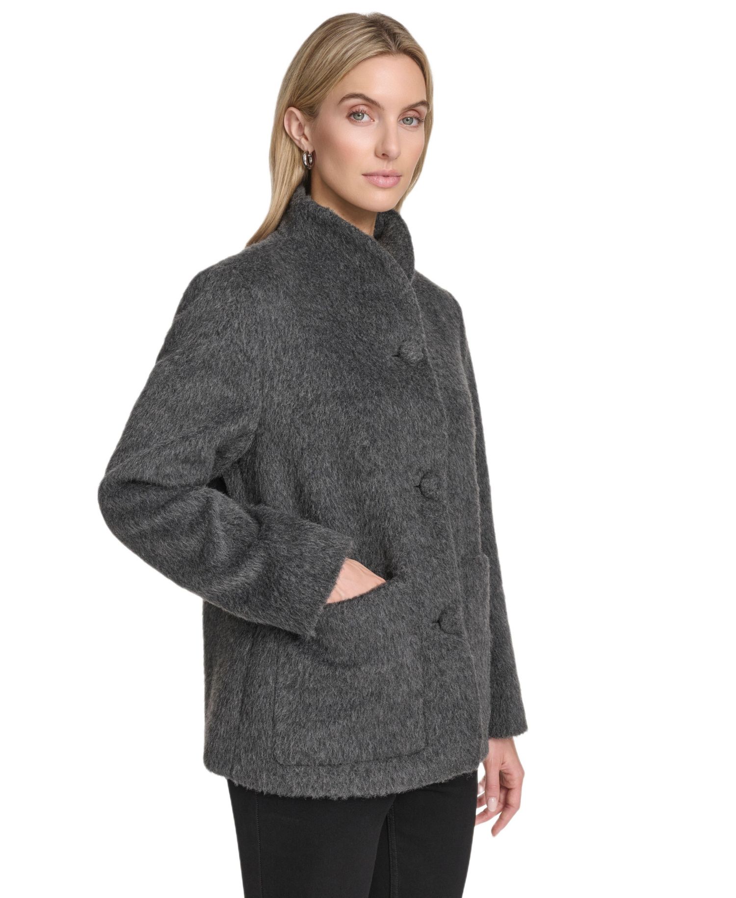 Women's Piper Button Front Wool Blend Jacket