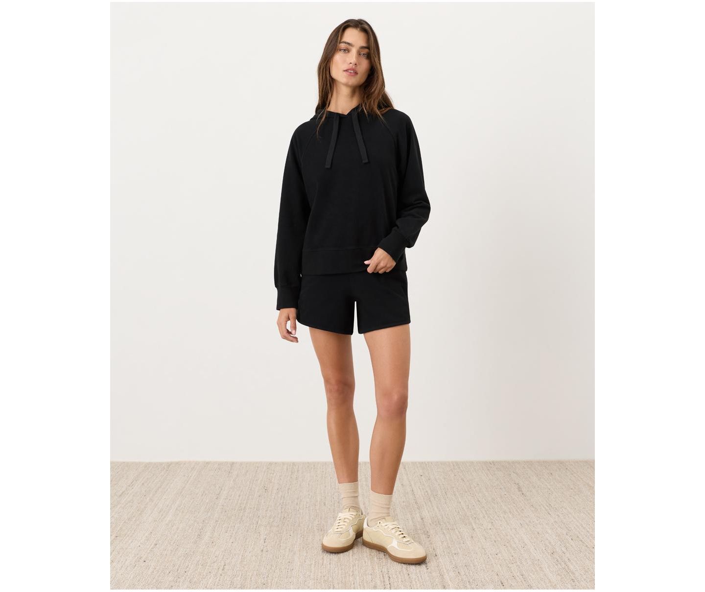 Женское худи Pact Organic Cotton Cloud Knit, цвет: Чёрный — фото 3