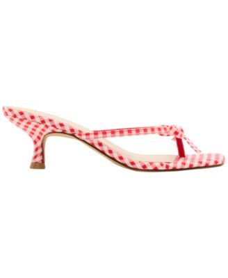 Charlotte Kitten-Heel Bow Dress Sandals