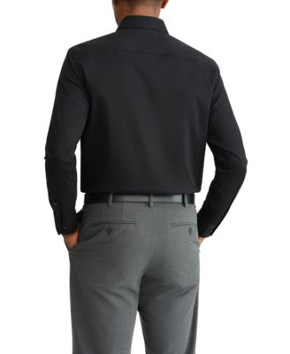 Men's Solid Regular-Fit Stretch Dress Shirt