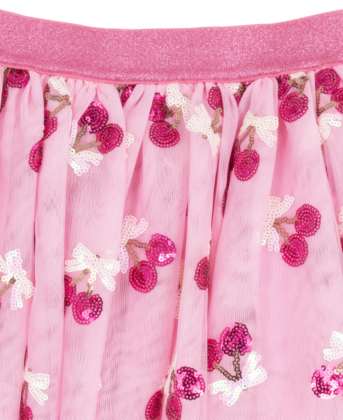 Rare Editions Girls' 2T-6X Cherry Heart Applique Top and Tutu Skirt, 2-Piece Set