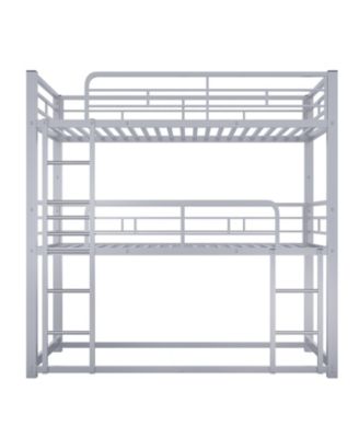 Metal Twin Size Triple Bunk Bed