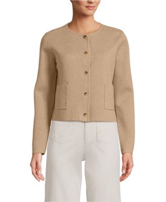 Women's Fine Gauge Cotton Milano Blazer Sweater