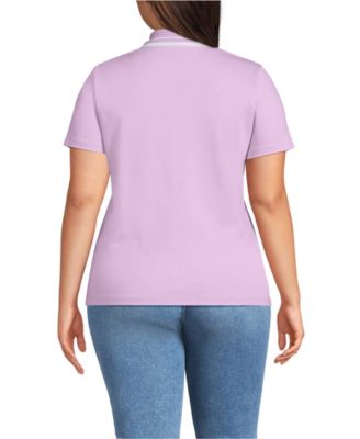 Women's Plus Size Supima Cotton Polo Shirt