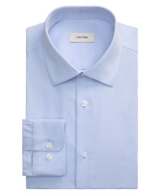 Men's Solid Regular-Fit Stretch Dress Shirt
