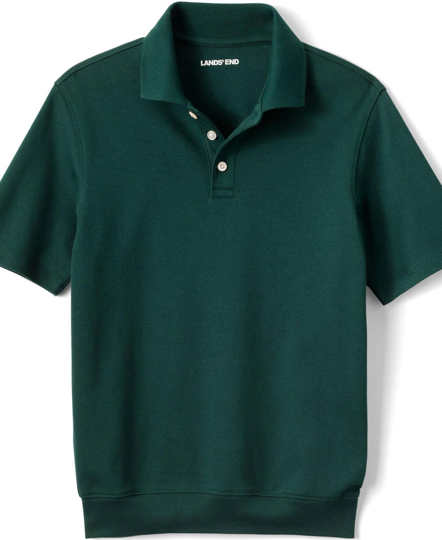 Kids Short Sleeve Banded Bottom Polo Shirt