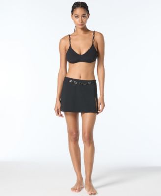 Michael Kors Women's Oval Link Swim Bralette Top