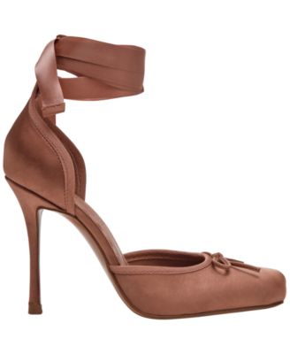 Women's Larina Lace-Up High-Heel Ballet Pumps