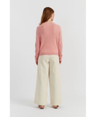 Women's Pure Cashmere Summer Cropped Cardigan