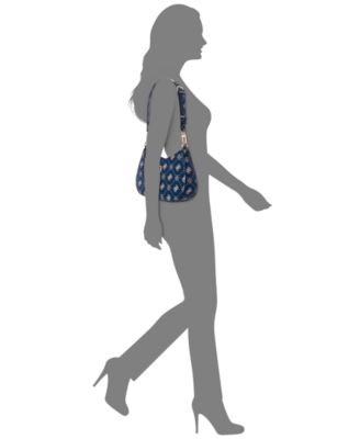 Emelie Logo Top Zip Medium Shoulder Bag