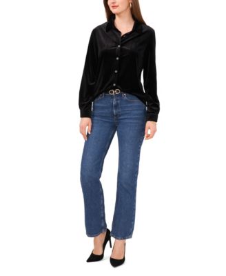 Women's Button-Down Collar Top
