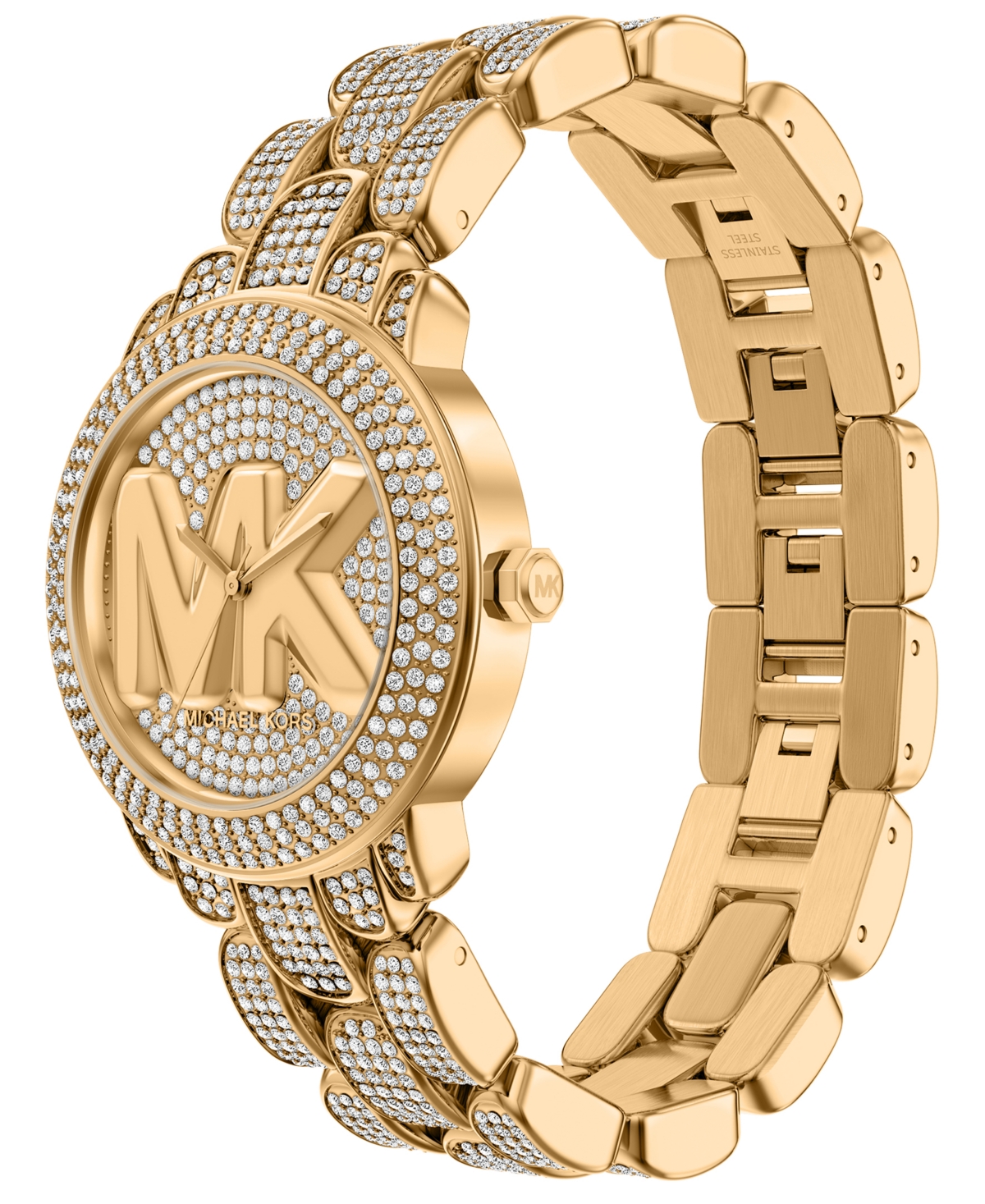 Michael Kors Women's Phoebe Three-Hand Gold-Tone Stainless Steel Watch, 36mm