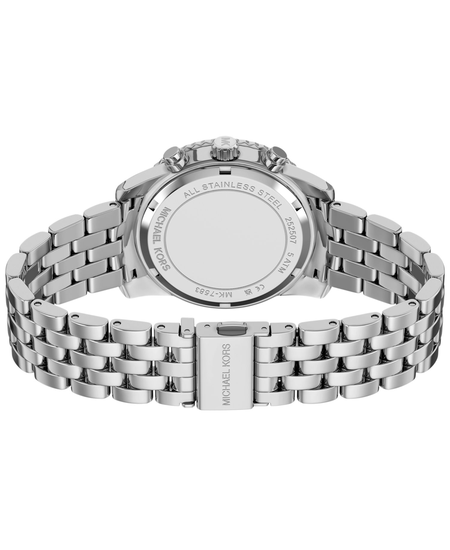 Women's Bryant Chronograph Silver-Tone Stainless Steel Watch, 35mm