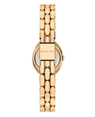 Women's Maude Three-Hand Gold-Tone Stainless Steel Watch and Bracelet Set, 21MM