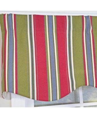Nigel Stripe Provance 100% Cotton Rod Pocket Lined  Window Valance 50" x 17" Multi