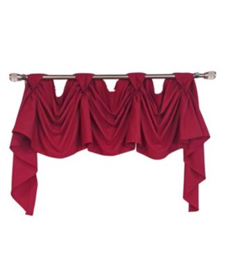 Classic Twil 3-S Victory 100% Cotton Tab Top Swag Window Curtain 54" x 25"