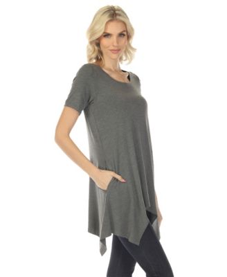 Women’s Short Sleeve Swing Tunic Top