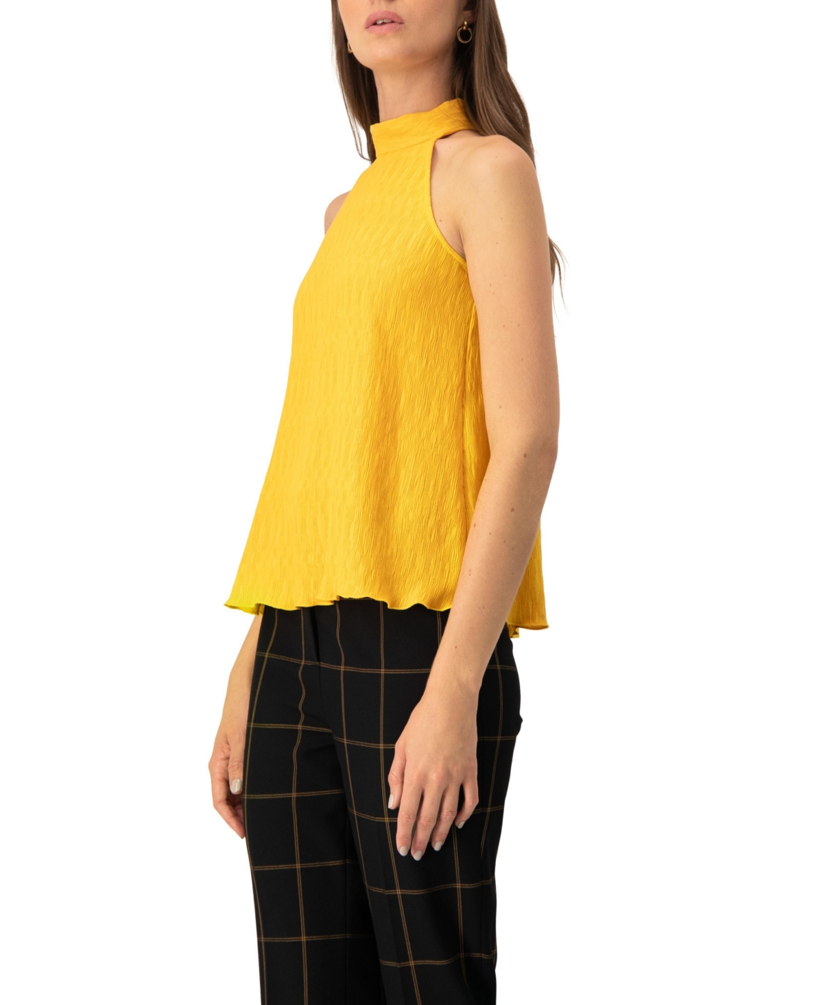 Ivonne Women's Halter Neck Sleeveless Blouse