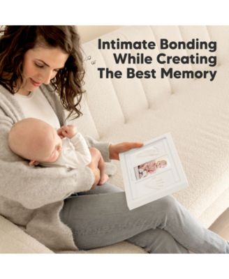 Duo Baby Hand and Footprint Kit, Baby Handprint Kit, Newborn Photo Frame, Baby Keepsake for New Mom