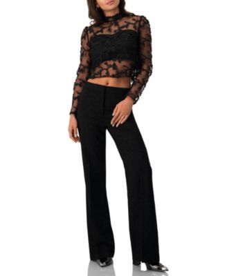 Women's Textured Straight Blouse