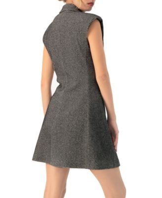 Women's Long Checkered Vest