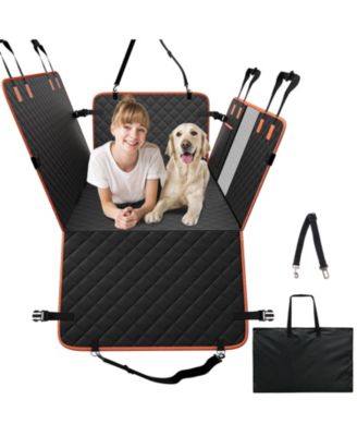 Waterproof Dog Car Seat Cover for Back Seat, 51.2 x 27.6 in, 600D Heavy-Duty Protection for SUV
