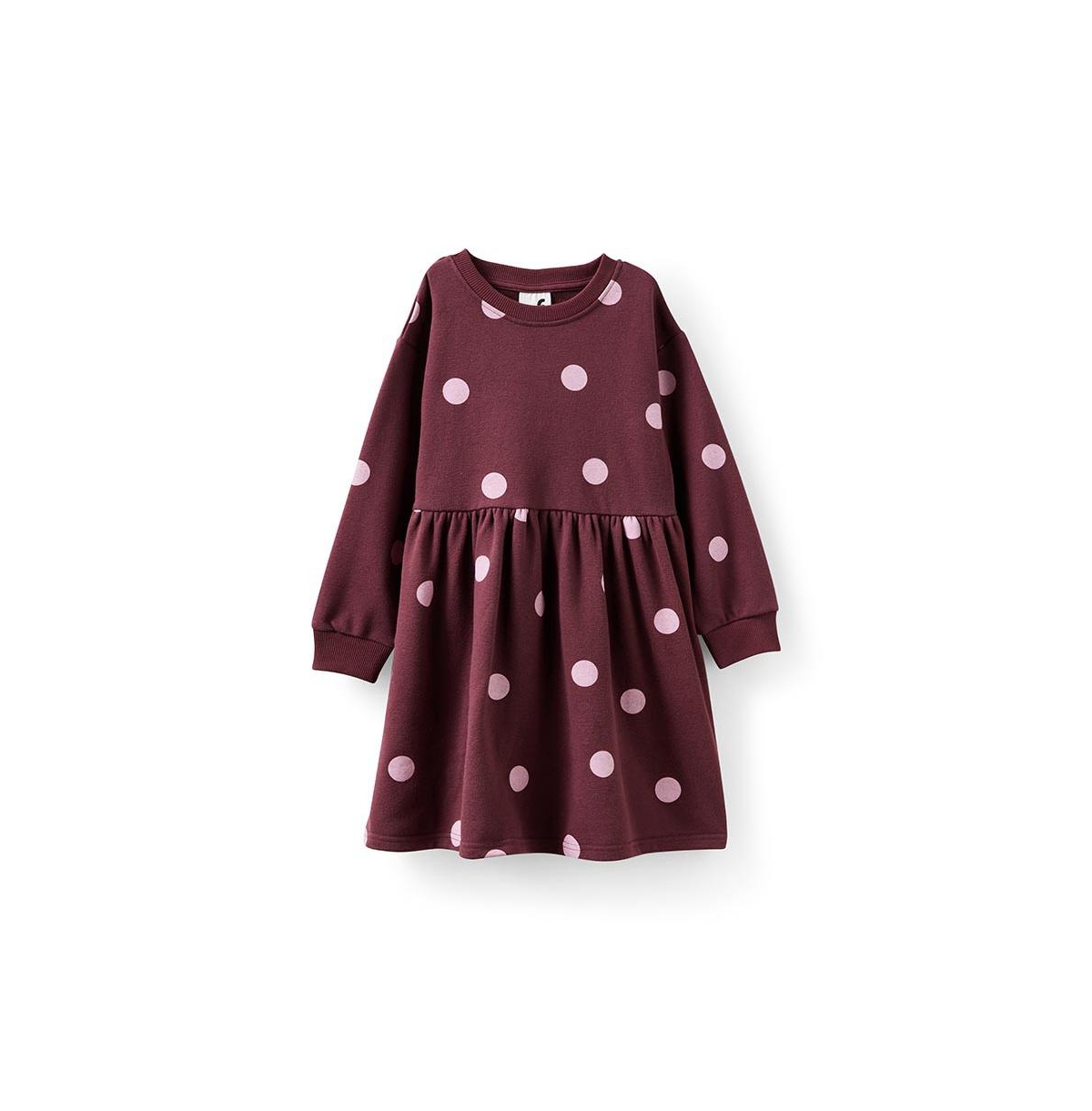 Cotton On Girls Little/Big Sammy Long Sleeve Dress