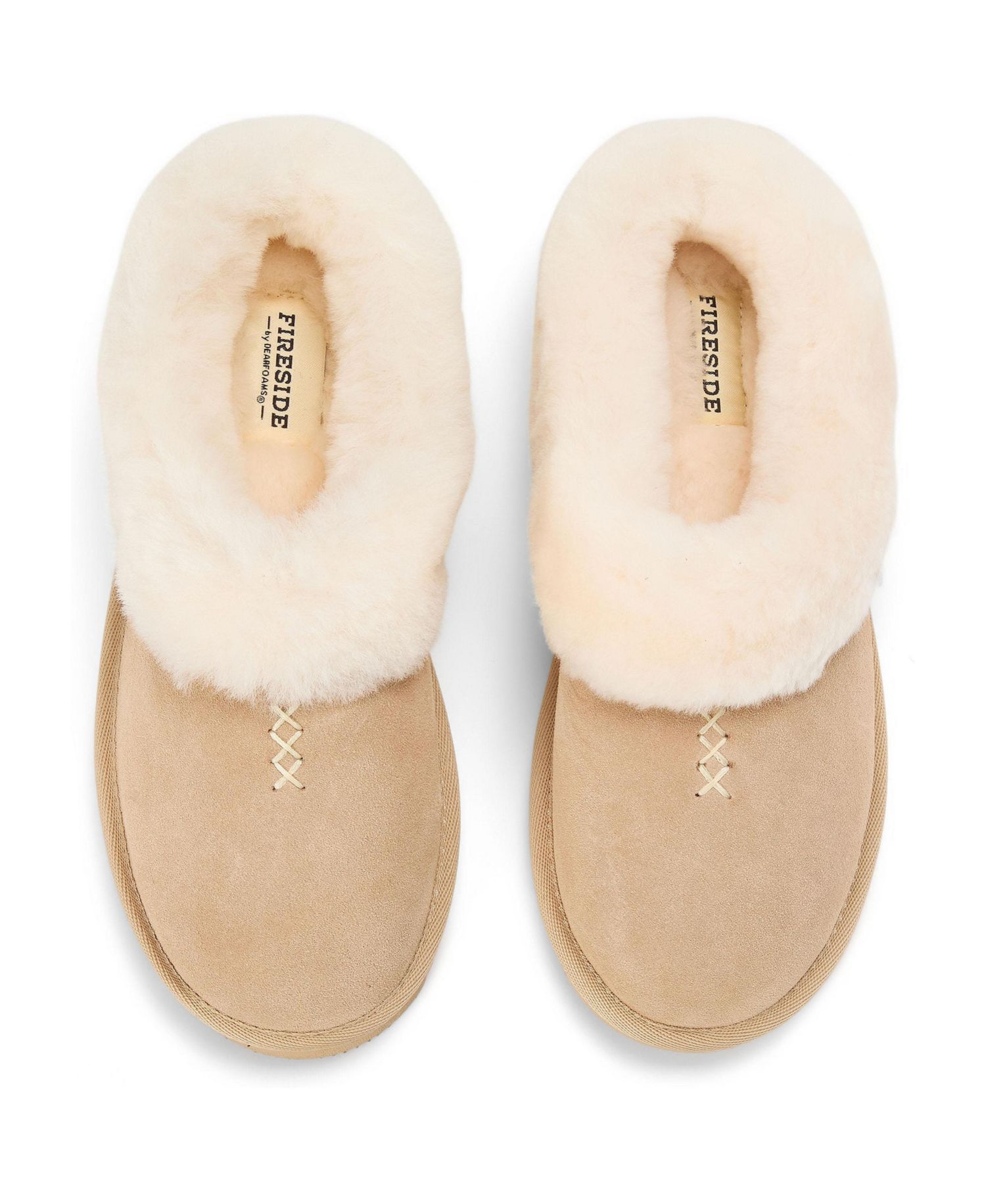 Women's Fireside by Adelaide Genuine Shearling Clog Slipper