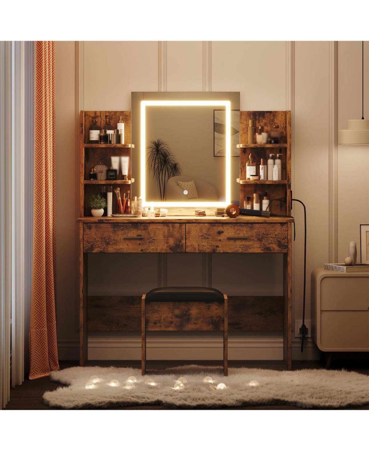 Gaomon Vanity Desk Lighted Mirror