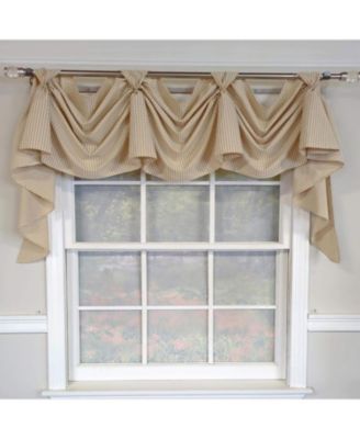 Colburn 3-S Victory 100% Cotton Tab Top Swag Window Curtain 54" x 25"