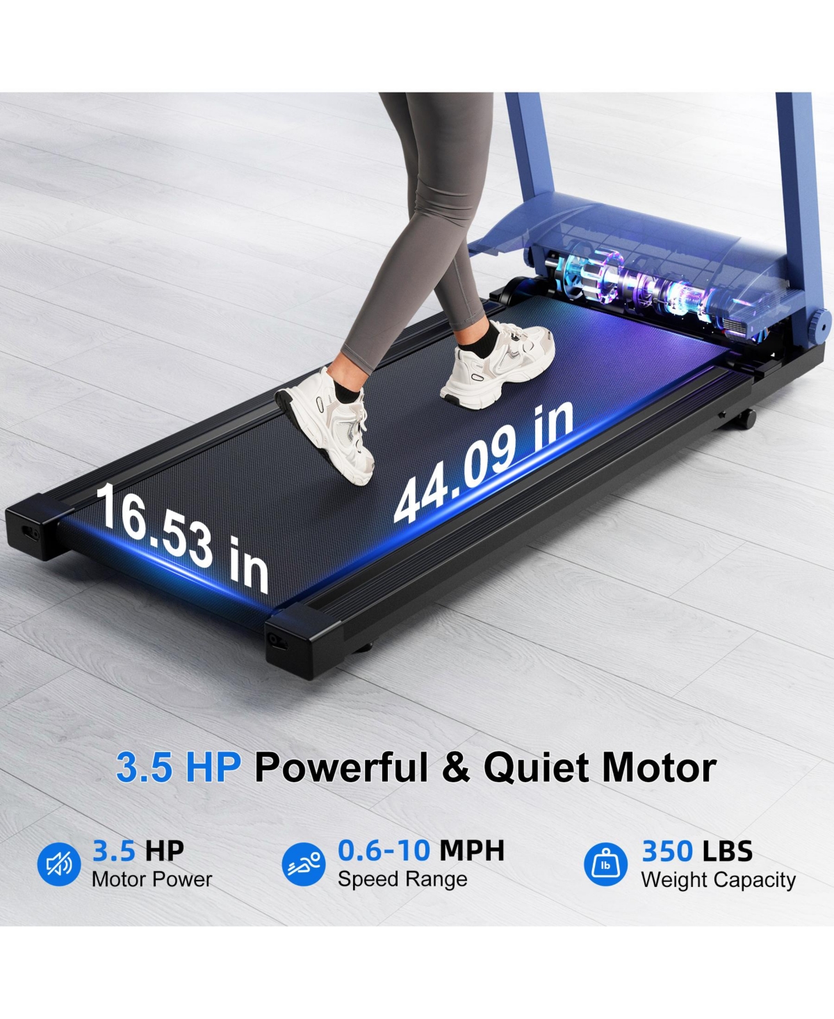 DeerRun 2025 Q1 Urban Mini Under-Desk Treadmill