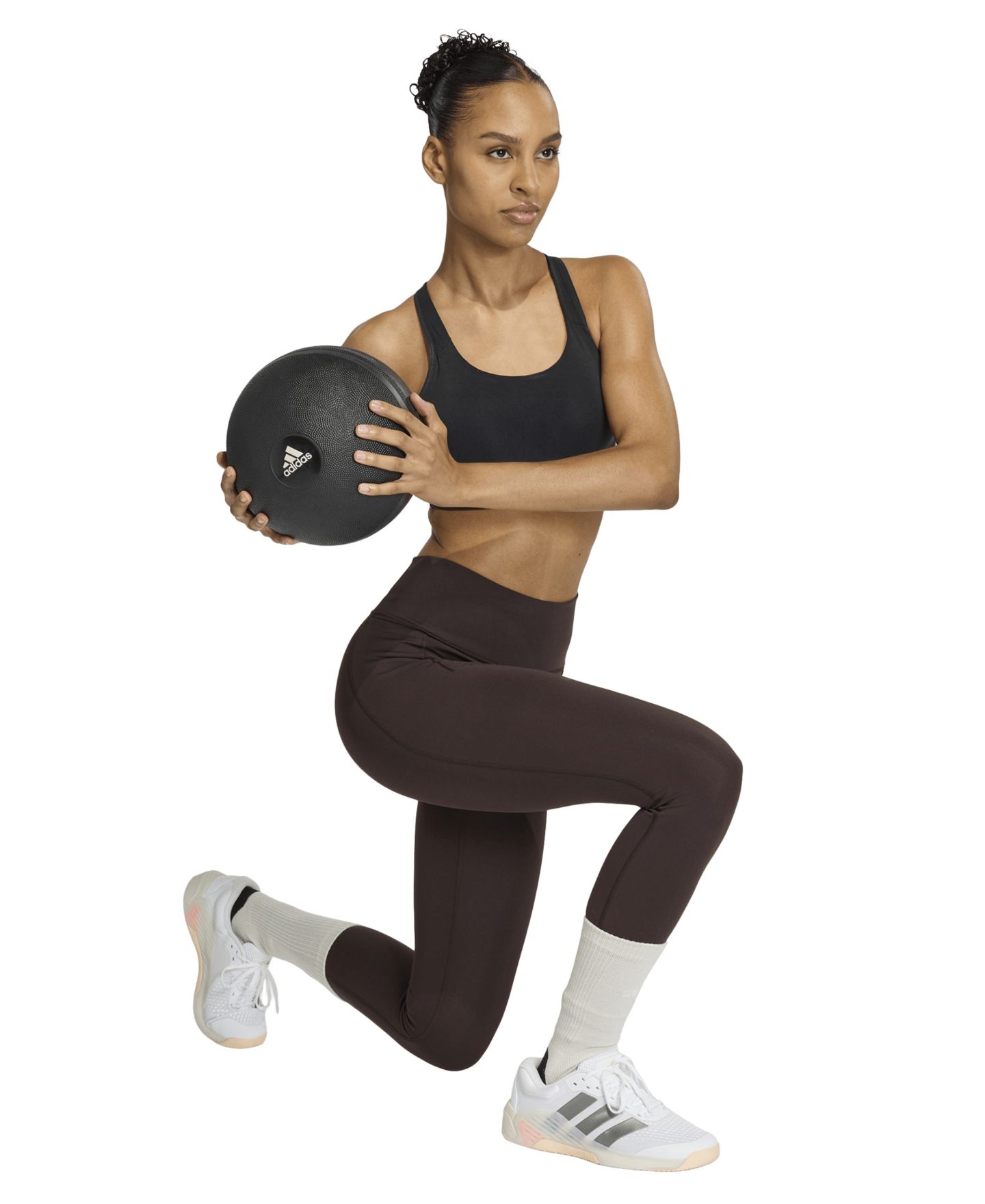 Бра Workout, высокая поддержка — adidas, цвет: Чёрный — фото 3