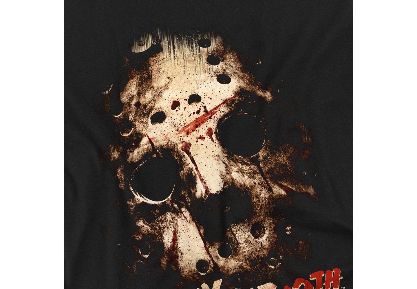 Мужская футболка Friday The 13th Jason Mask, цвет: Чёрный — фото 2