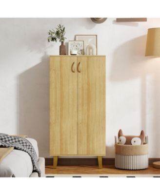 Modern 6-Tier Freestanding Shoe Storage Cabinet with Doors