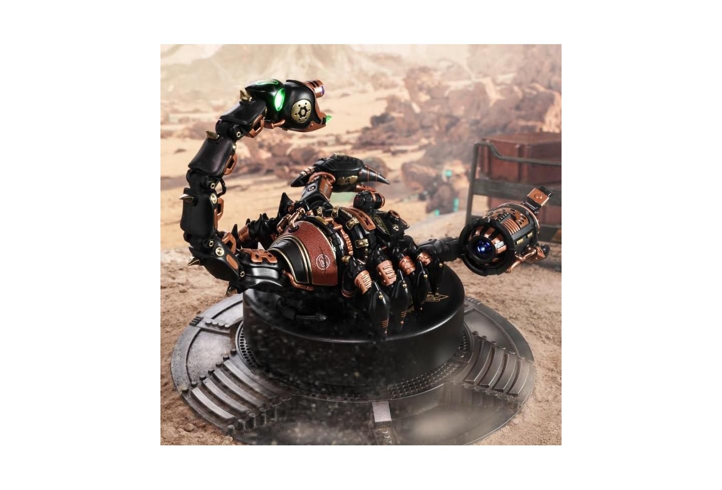 Детские конструкторы Robotime 3D Puzzle Emperor Scorpion Beetle DIY Moveable Mechanic Organism Series Steampunk Design Funny Toys for Kids Child Model Kit — фото 2