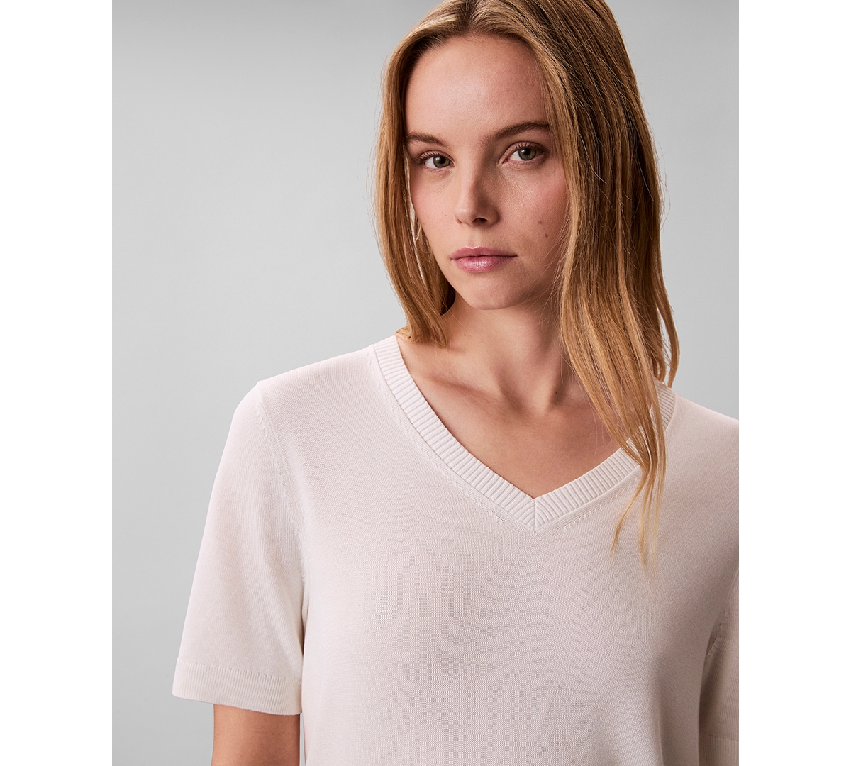 Calvin Klein Women's V-Neck Knit Sweater
